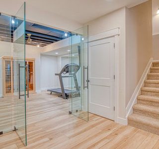 Basement Gym with Sauna