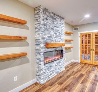 Basement Indoor Fireplace Installation