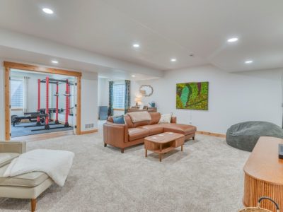 Basement Living Room Construction