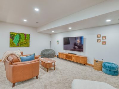 Basement Living Room Construction