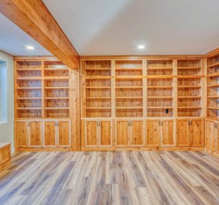 Basement Refinishing with Cabinet Installation