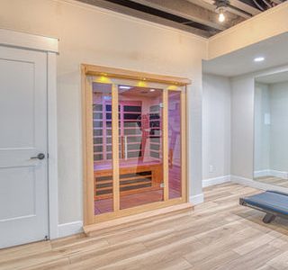 Basement Sauna Installation Finishing