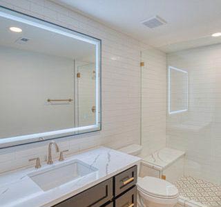 Bathroom Vanity Mirror Cabinet Installation 1