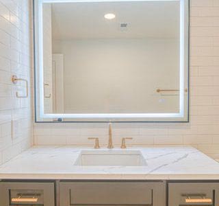 Bathroom Vanity Mirror Cabinet Installation 2
