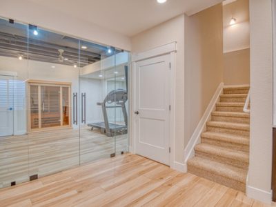 Basement Gym with Sauna