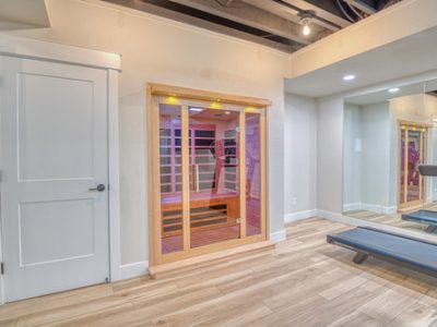Basement Sauna Installation Finishing