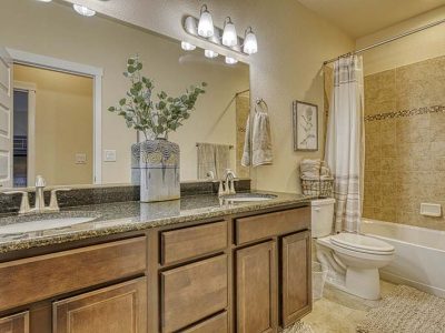 Bathroom Cabinet Installation